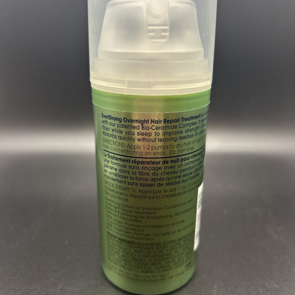 L'Oreal Paris EverStrong Overnight Hair Repair Treatment Sulfate Free 3.4oz.~New - Picture 2 of 4